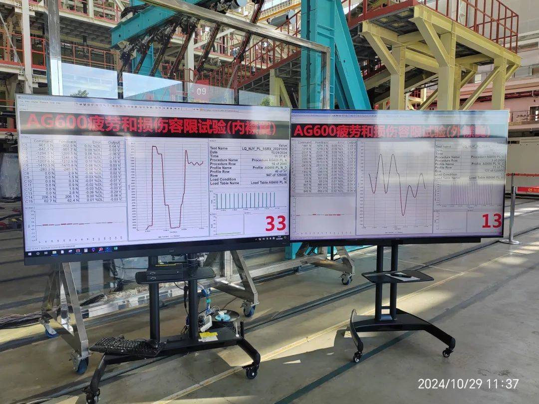 AG600飞机襟翼及其连接疲劳和损伤容限试验开试